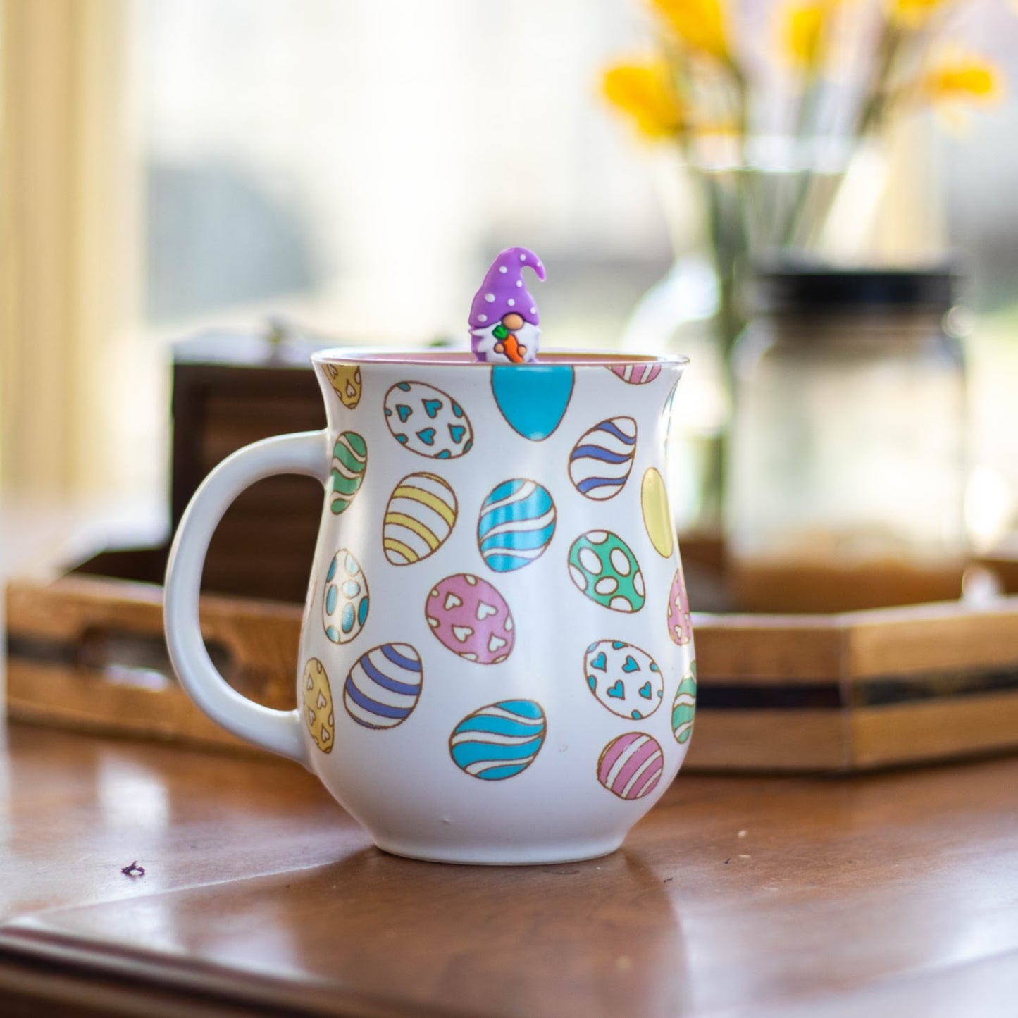 Purple Spring Gnome Floating Tea Steeper
