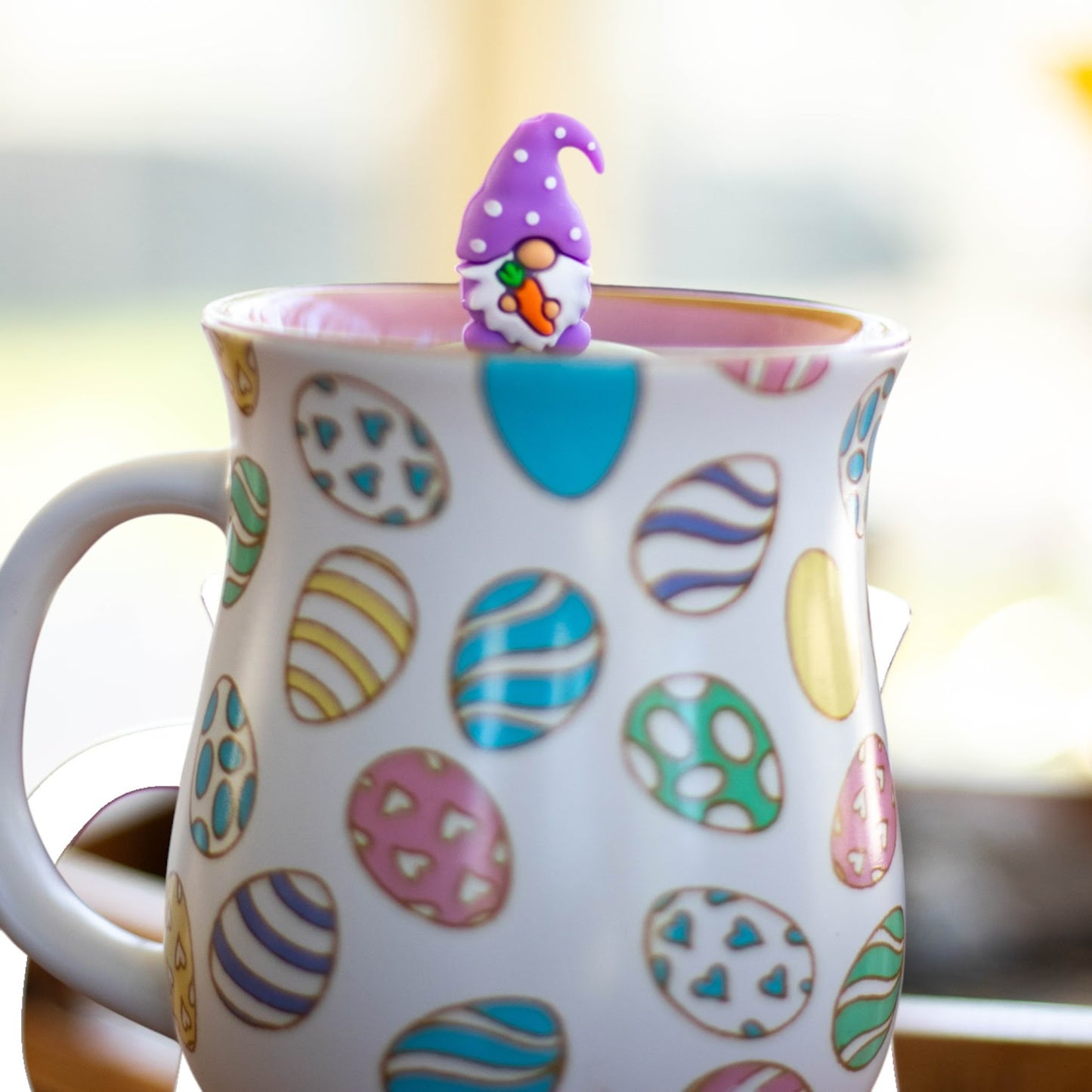 Purple Spring Gnome Floating Tea Steeper