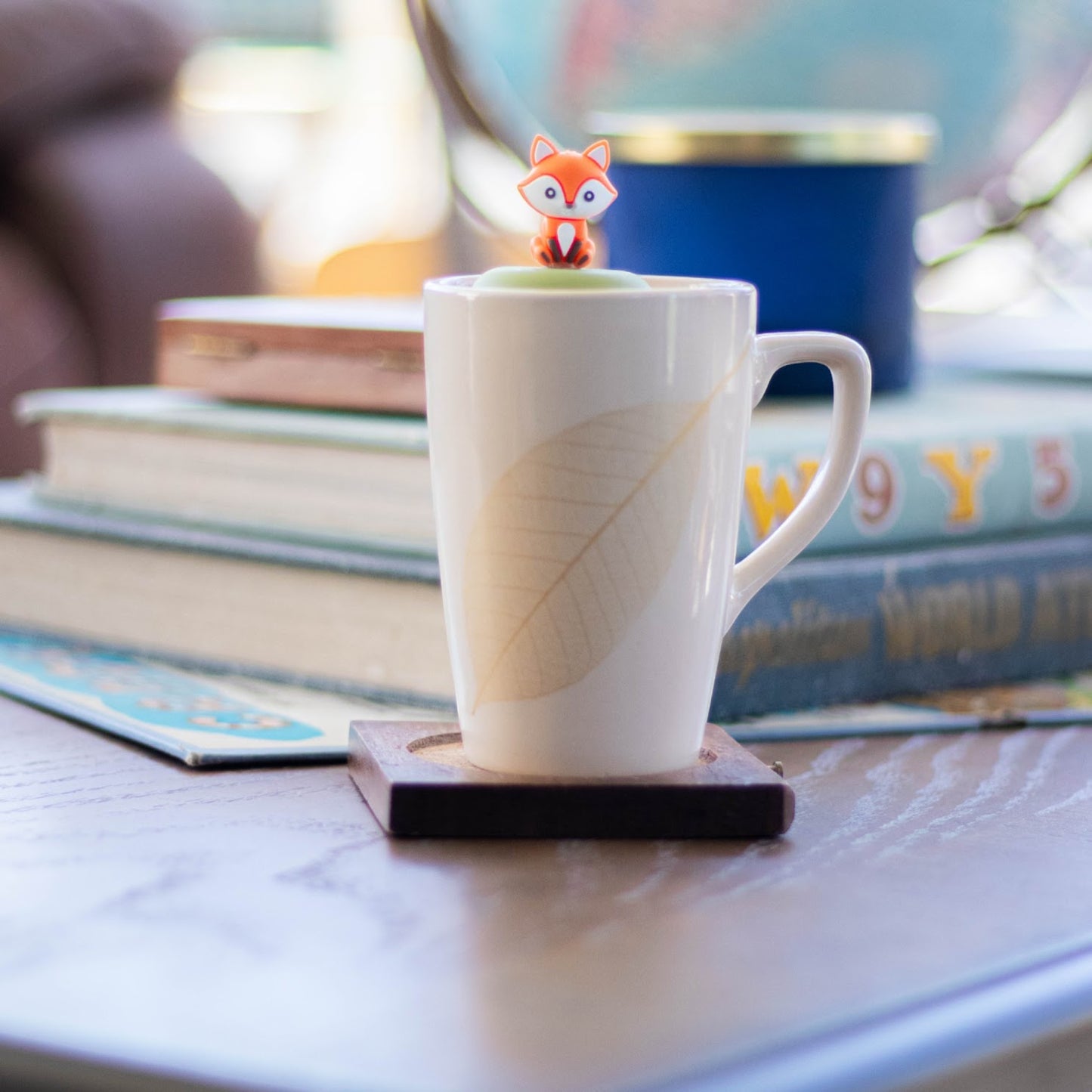 Orange Fox Floating Tea Steeper