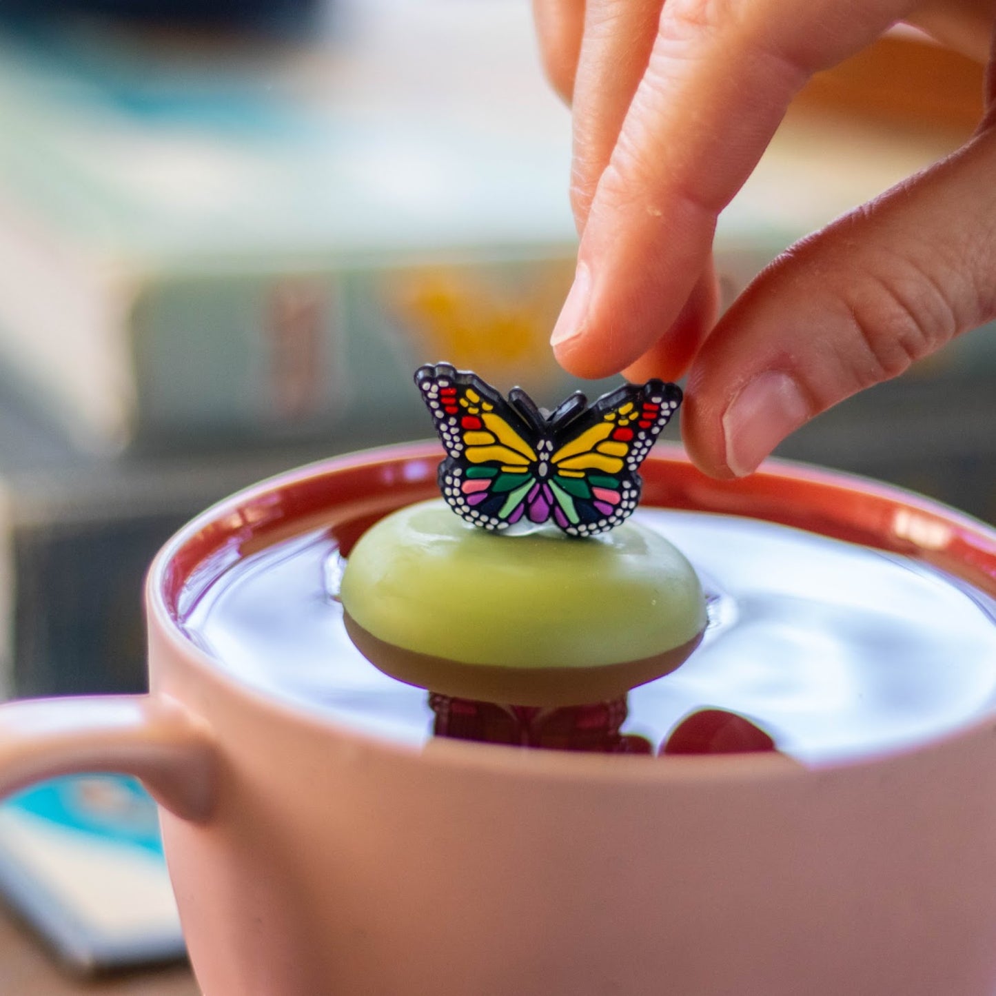 Rainbow Butterfly Floating Tea Steeper