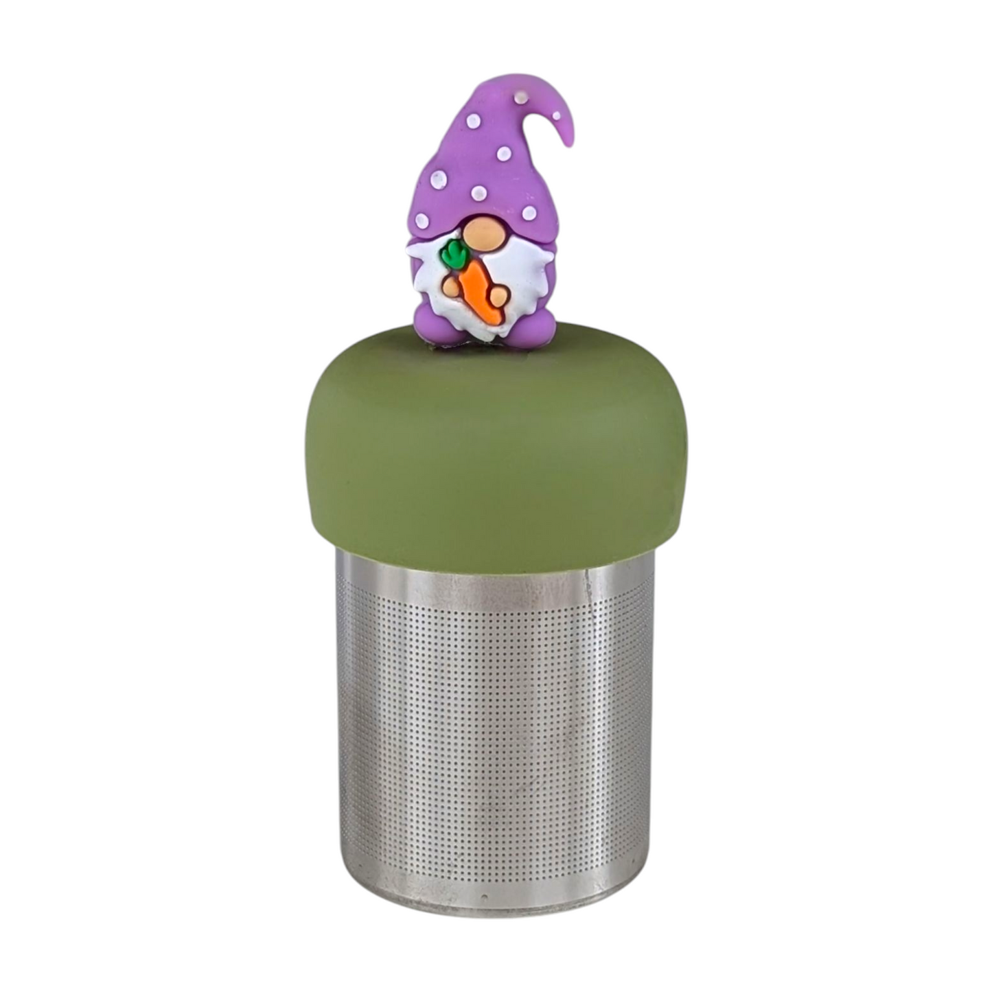 Purple Spring Gnome Floating Tea Steeper