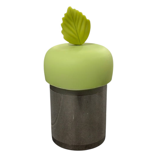Green Herb Leaf Floating Tea Steeper I Green Base