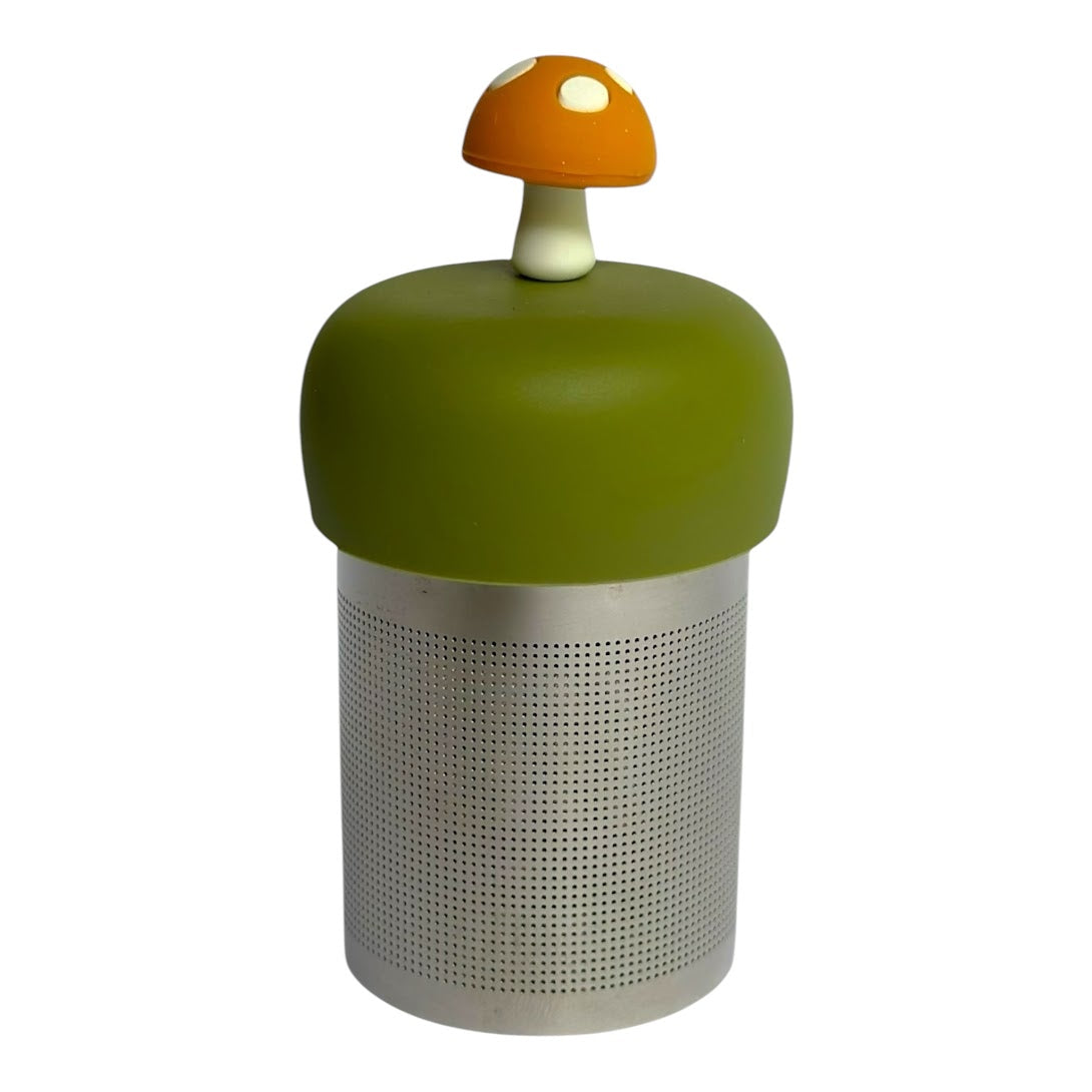 Yellow Mushroom Floating Tea Steeper I Green Base