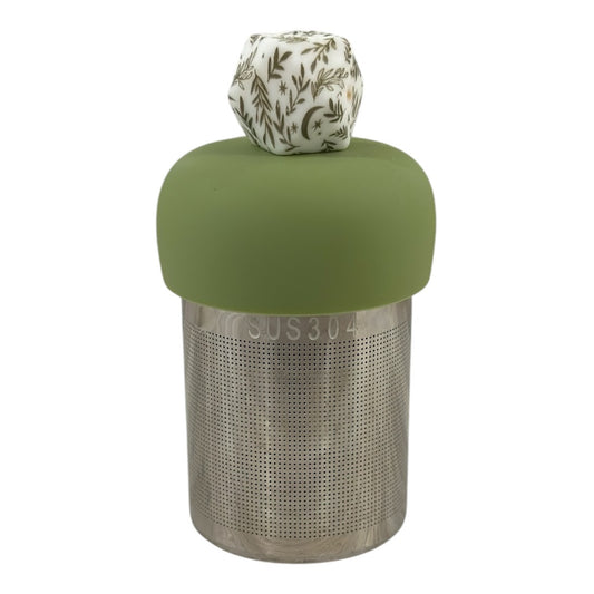 Green Herb Hexagon Floating Tea Steeper I Green Base
