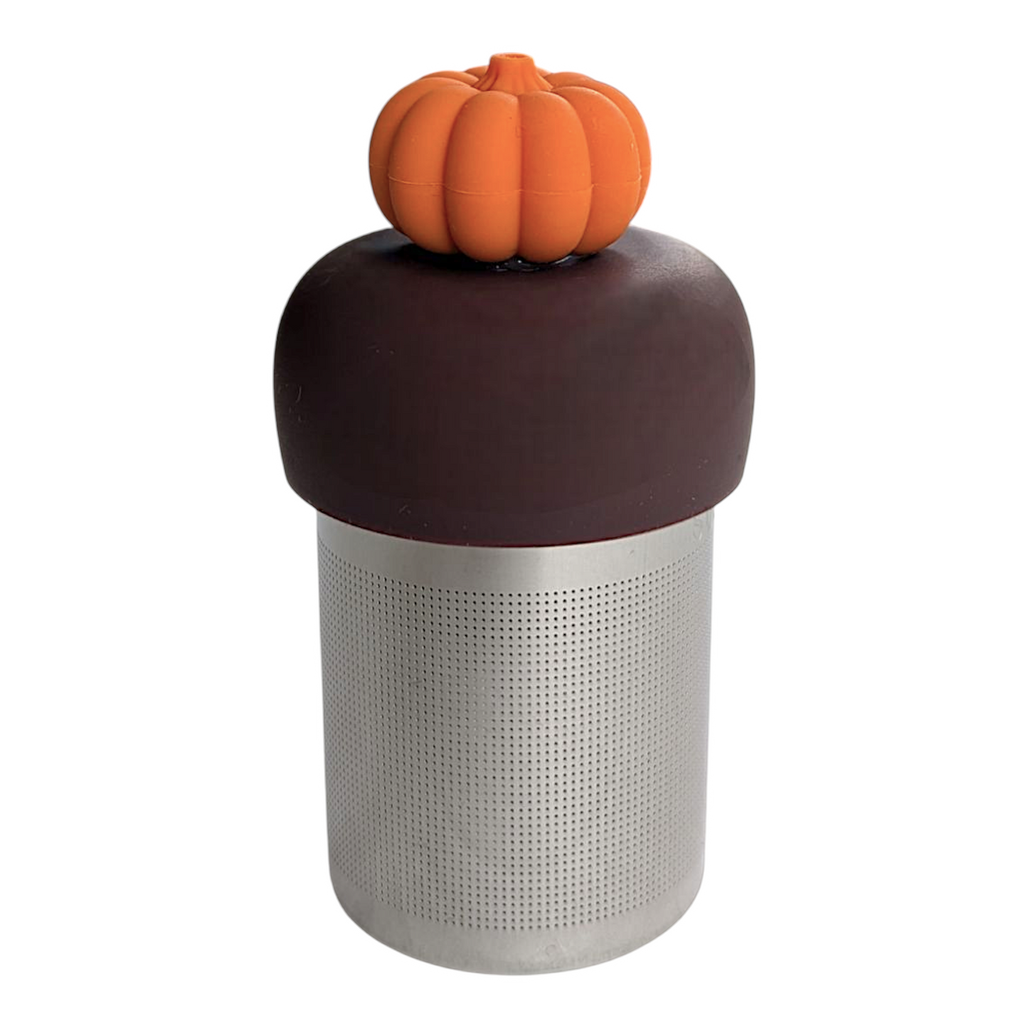 3D pumpkin Floating Tea Steeper™ l brown