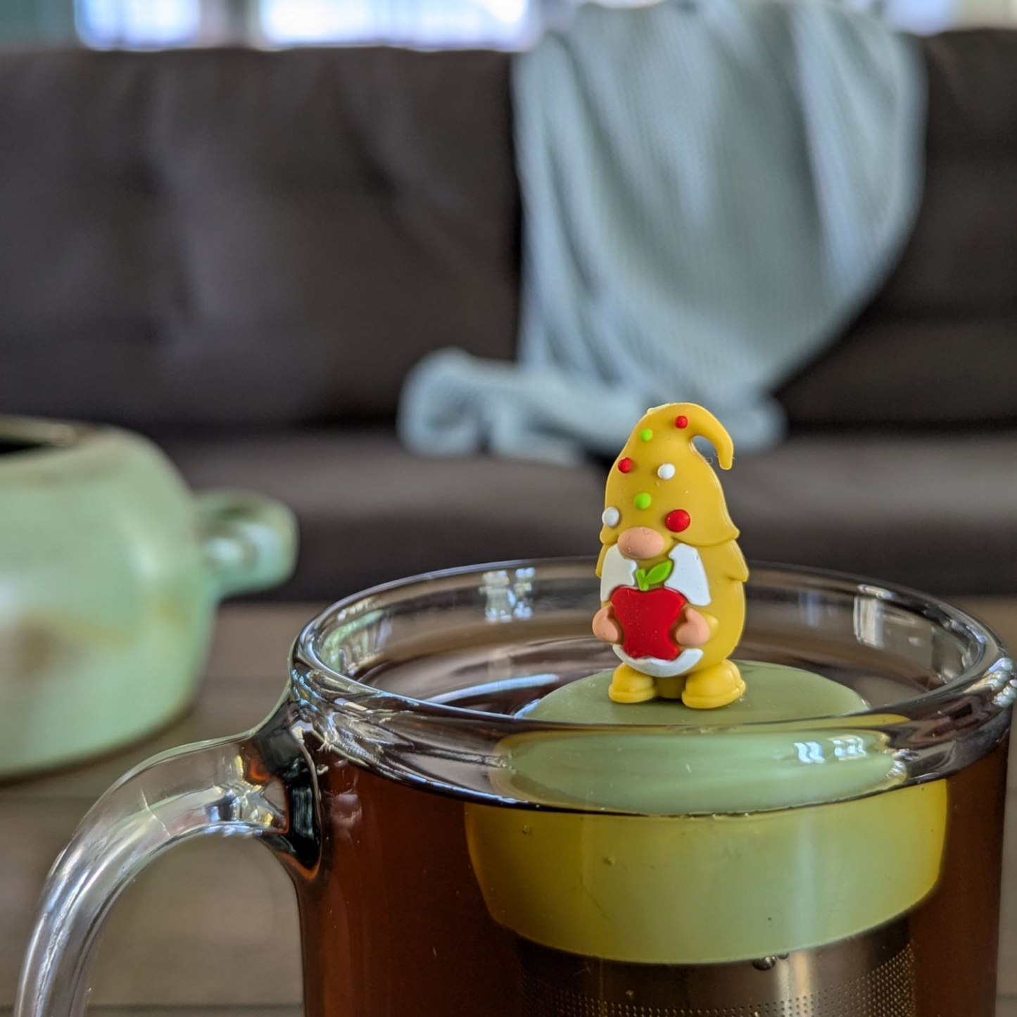 Fall Apple Gnome Floating Tea Steeper