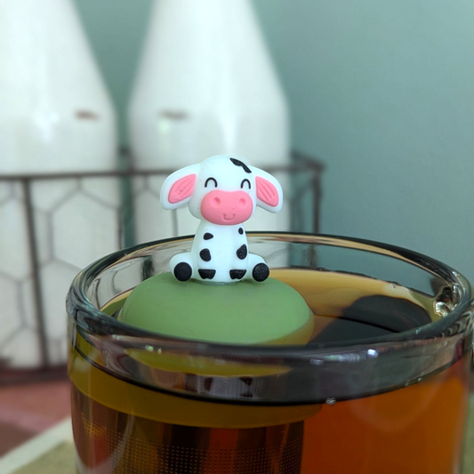 Floating Spotted Cow Tea infuser