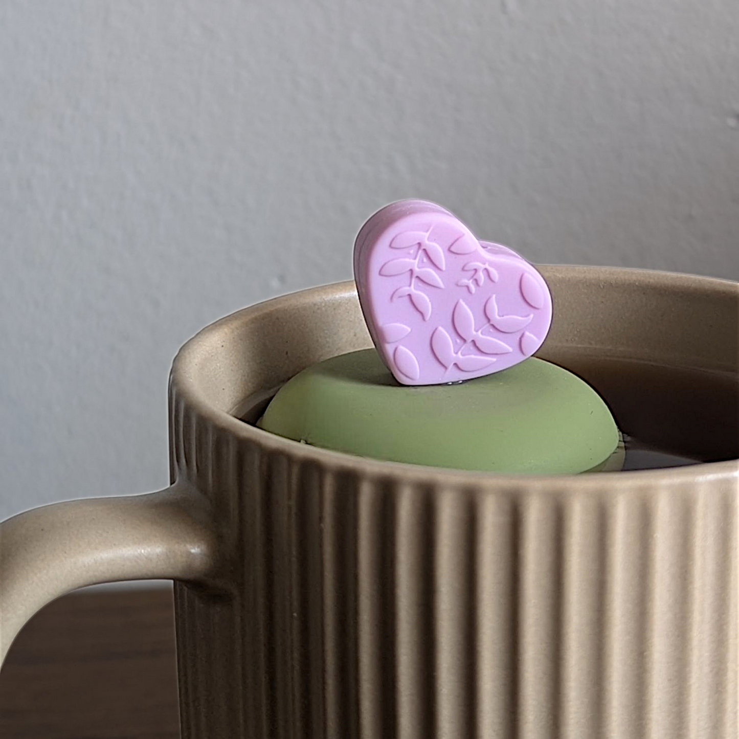 Purple Leaf Heart Floating Tea Steeper