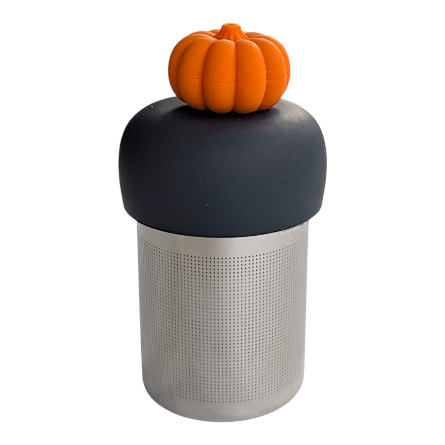 3D pumpkin Floating Tea Steeper™ l grey