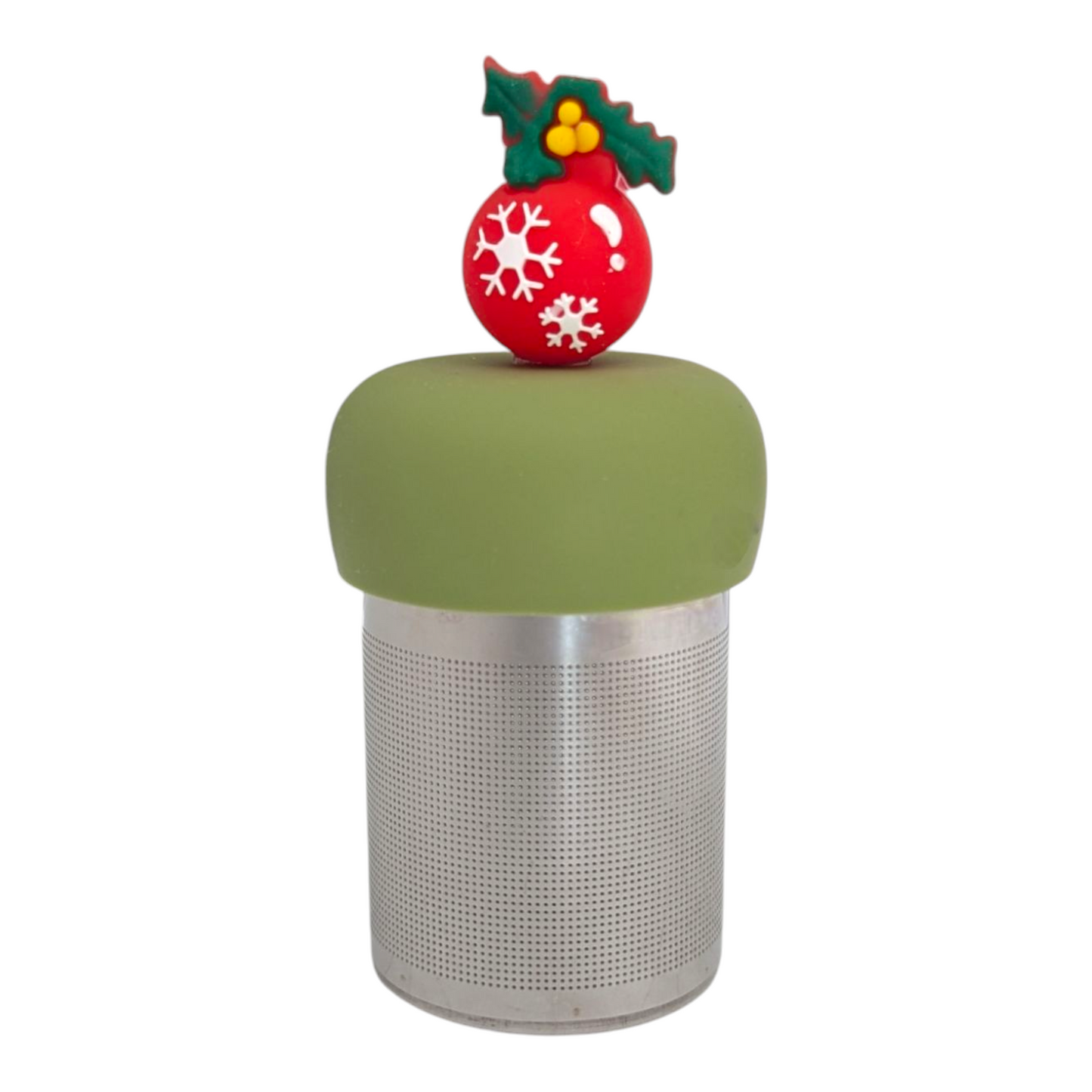 Red Christmas Ornament Floating Tea Steeper™
