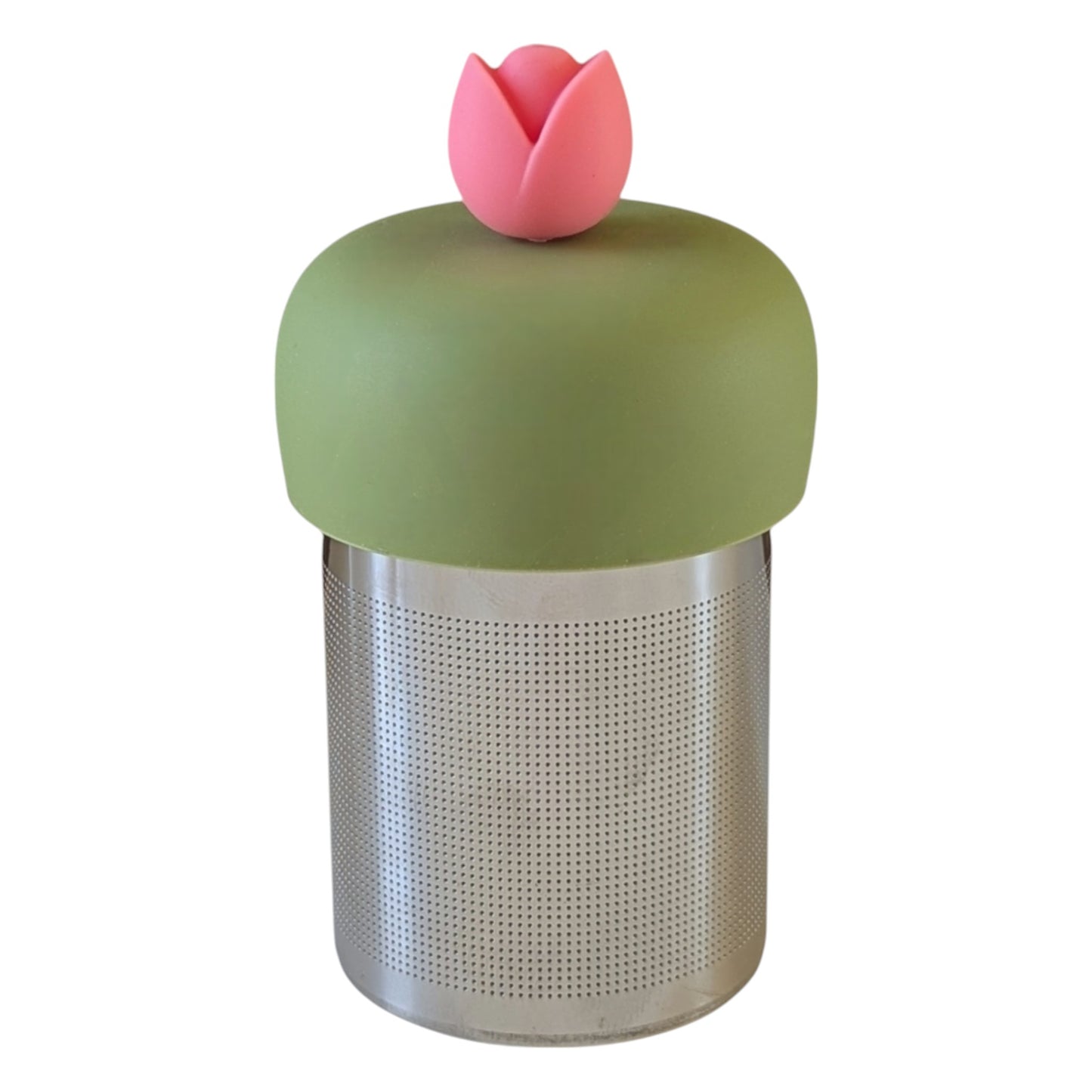 Pink Tulip Flower Floating Tea Steeper