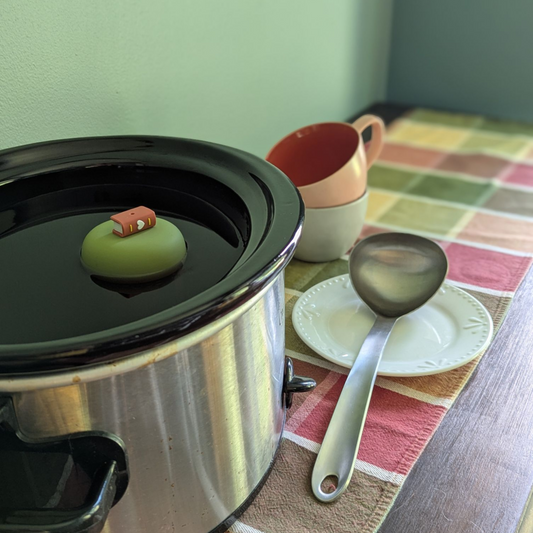 Floating Large Brown Book Tea infuser
