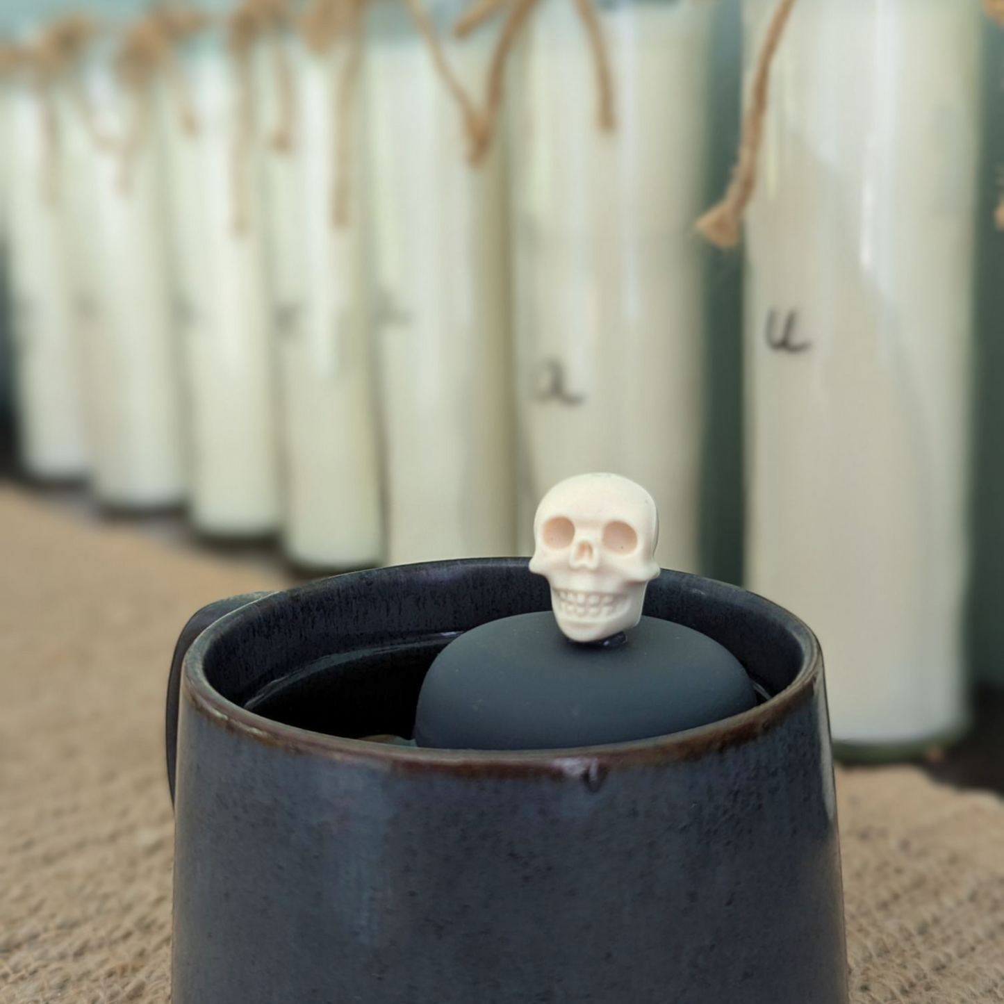 Ivory Skull Floating Tea Steeper™