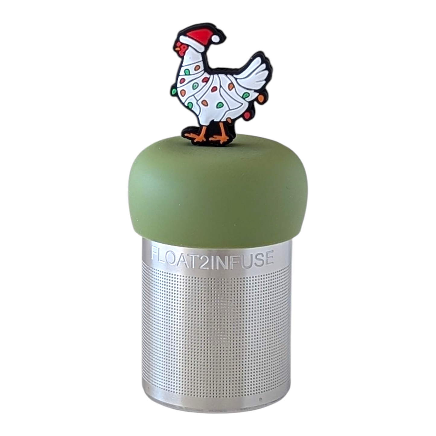 Floating Christmas Chicken Tea Infuser - Cute Animal Tea Infuser for Loose Leaf Tea