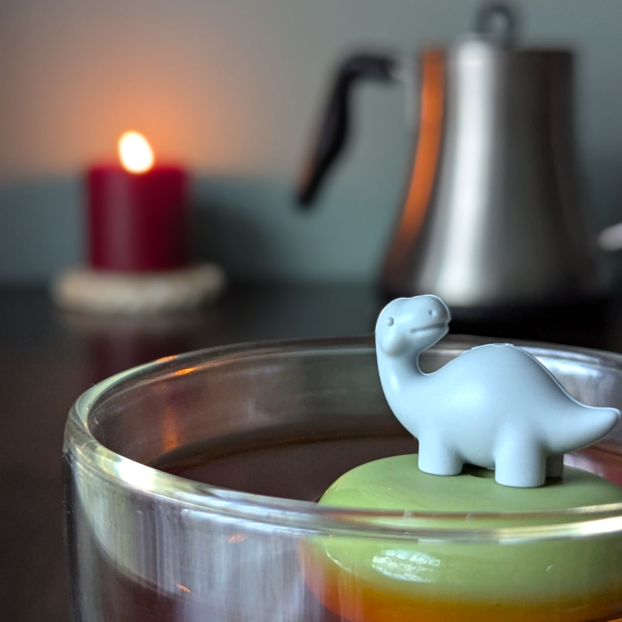 Floating Dinosaur Tea Infusers, Fine Mesh Stainless Steel, No Plastic ...