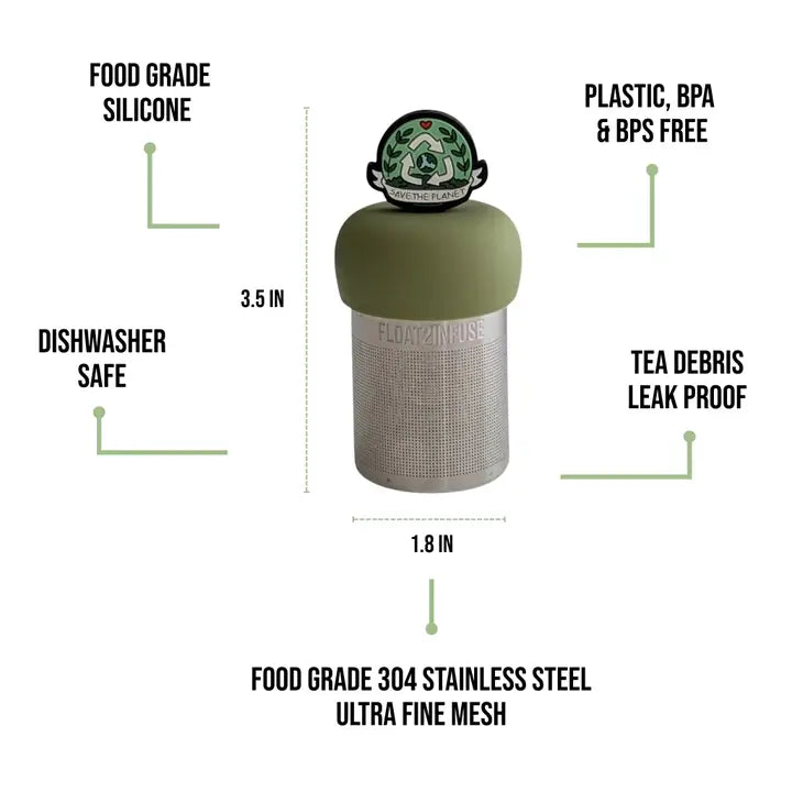 Floating Save the Planet Tea Infuser - Cute Tea Infuser for Loose Tea
