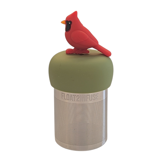 Floating 3D Cardinal Tea Infuser - Cute Animal Tea Infuser for Loose Tea