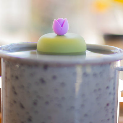 Purple Tulip Flower Floating Tea Steeper™