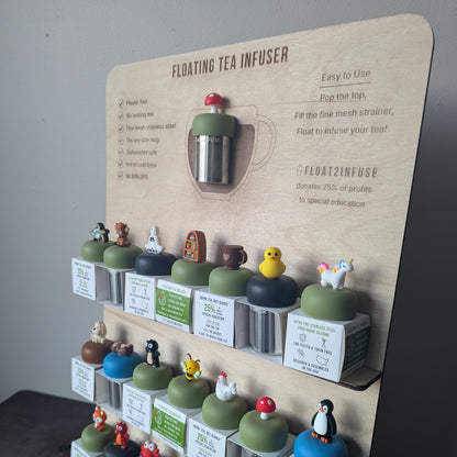 Preorder June 20 Table Top Demo Engraved Wooden Display