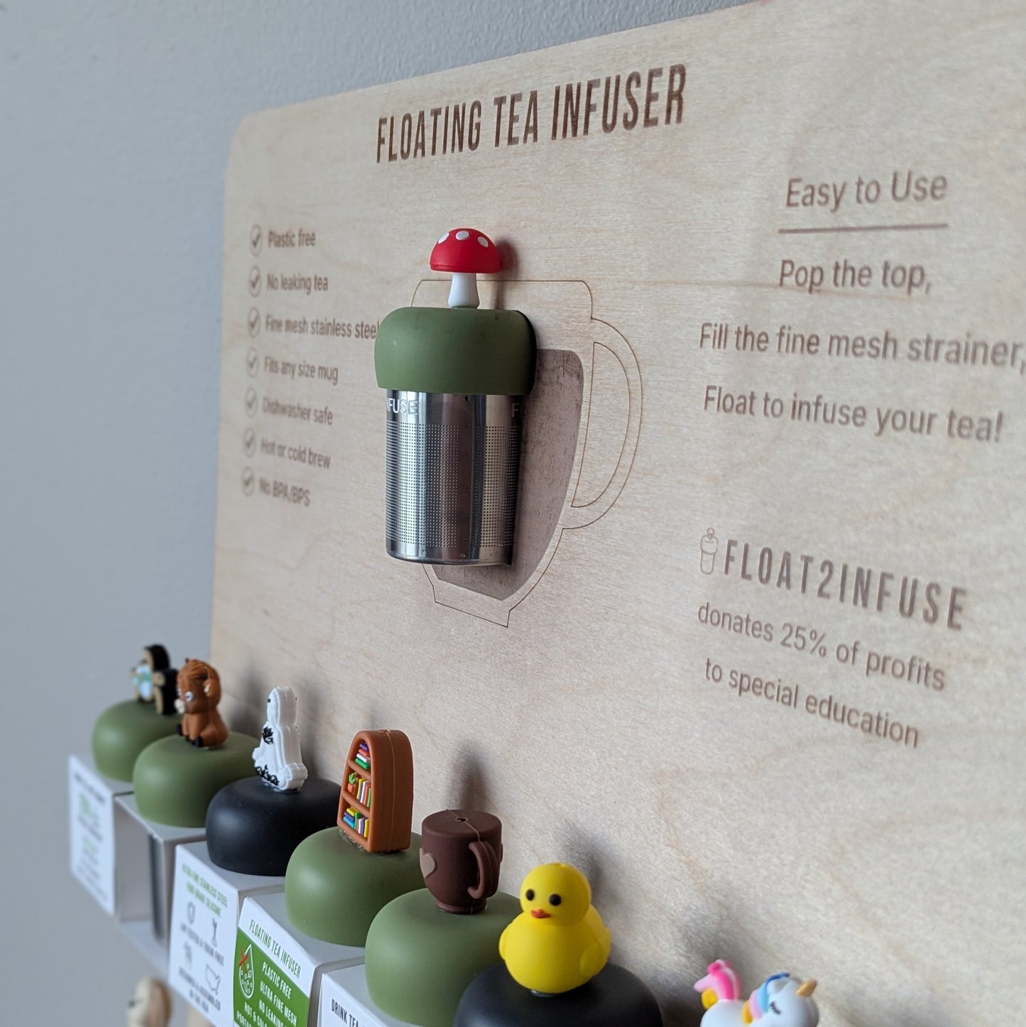 Preorder June 20 Table Top Demo Engraved Wooden Display