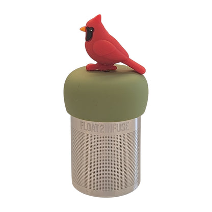 Floating 3D Cardinal Tea Infuser - Cute Animal Tea Infuser for Loose Tea