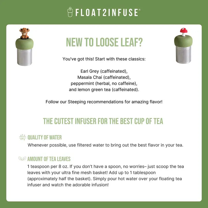 Floating Goldendoodle Tea Infuser - Cute Animal Tea Infuser for Loose Tea