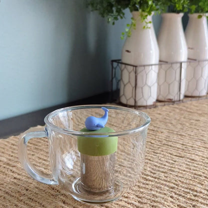 Ocean Blue Whale Floating Tea Steeper™
