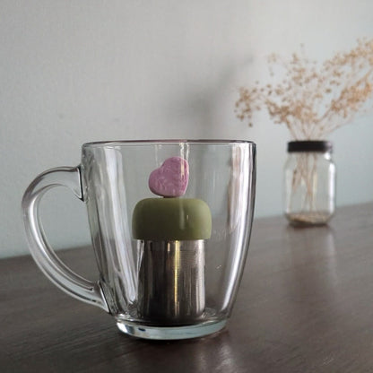 Purple Leaf Heart Floating Tea Steeper