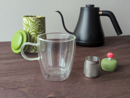 Floating Goldendoodle Tea Infuser - Cute Animal Tea Infuser for Loose Tea