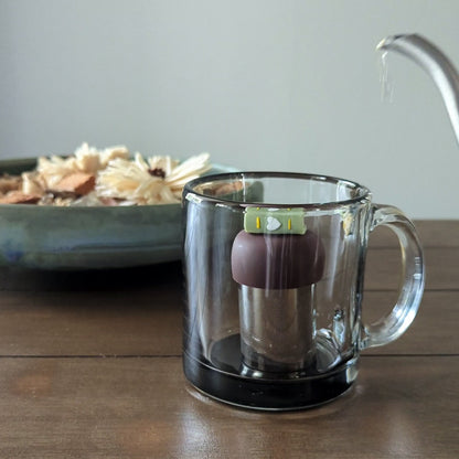 Green Heart Book Floating Tea Steeper™