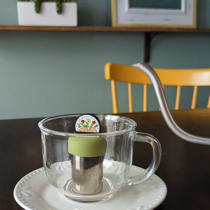 Open Book Floating Tea Steeper
