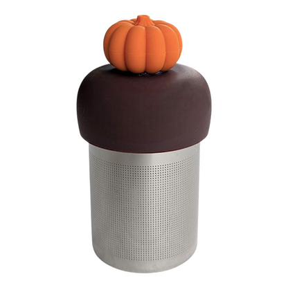 3D pumpkin Floating Tea Steeper™ l brown