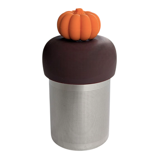 3D pumpkin Floating Tea Steeper™ l brown