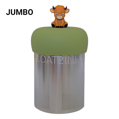 Floating Large Baby Highland Cow Tea infuser