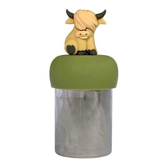 Blonde Highland Cow Floating Tea Steeper™