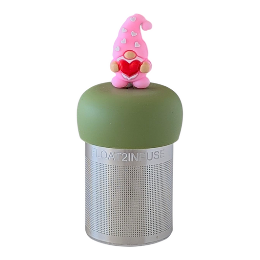 Floating Valentine Gnome Tea Infuser - Cute Tea Infuser for Loose Leaf Tea