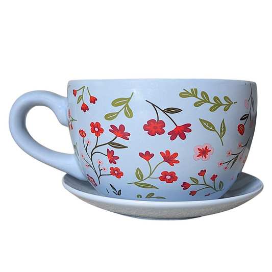 Giant Floral Teacup Point of Sale Display