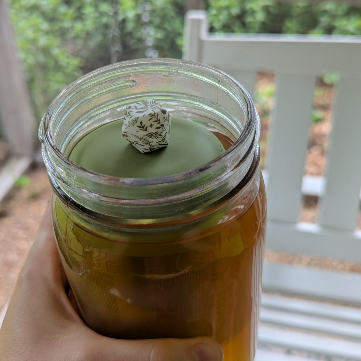 Floating Large Herb Hexagon Tea infuser