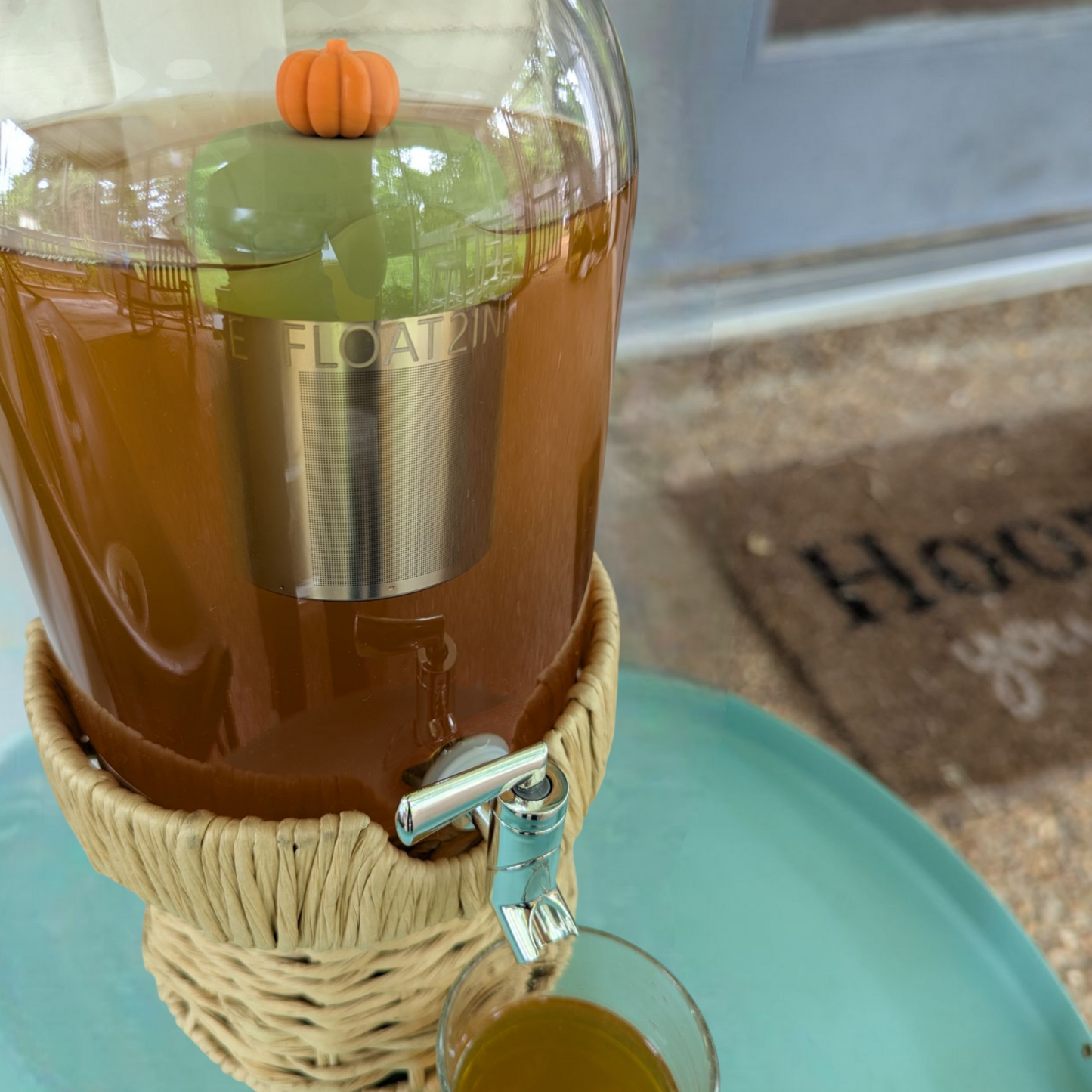 Floating Large 3D pumpkin Tea infuser