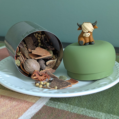 Floating Large Highland Cow Tea infuser