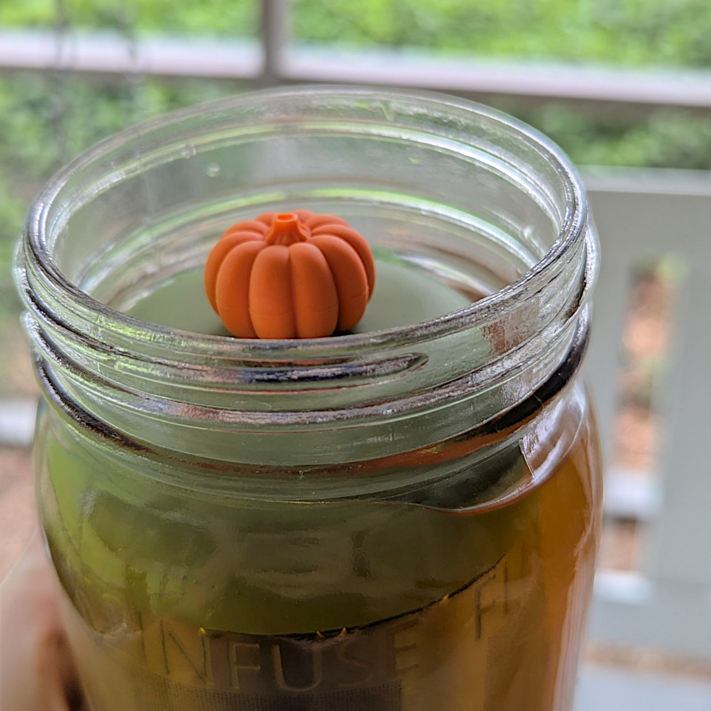 Floating Large 3D pumpkin Tea infuser