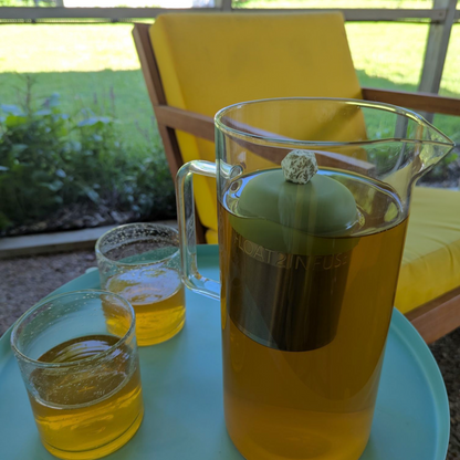 Floating Large Herb Hexagon Tea infuser