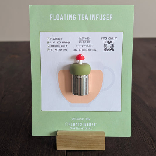 How a Floating Tea Infuser Works, Large Demo Card