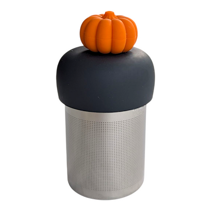 3D pumpkin Floating Tea Steeper™ l grey
