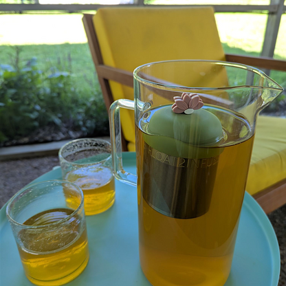 Floating Large Pink Lotus Tea infuser