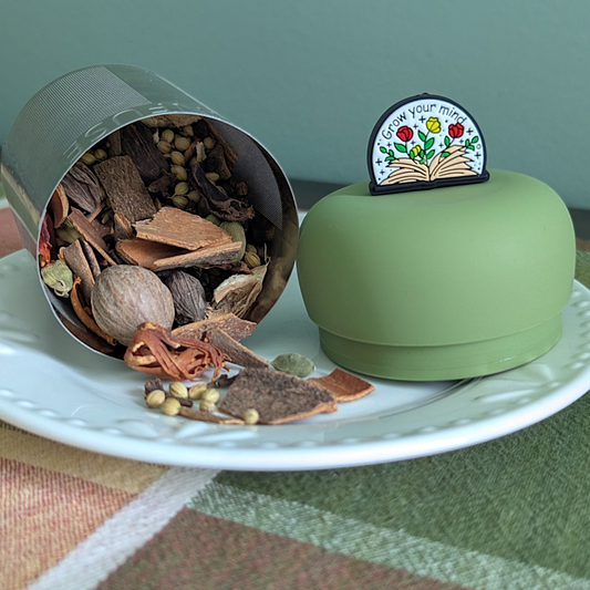 Floating Large Open Book Tea infuser