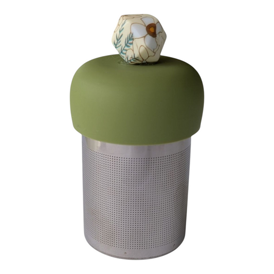 Floral Daisy Fern Hexagon Floating Tea Steeper™