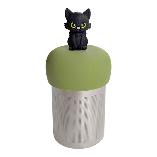 Black Halloween Cat Floating Tea Steeper™
