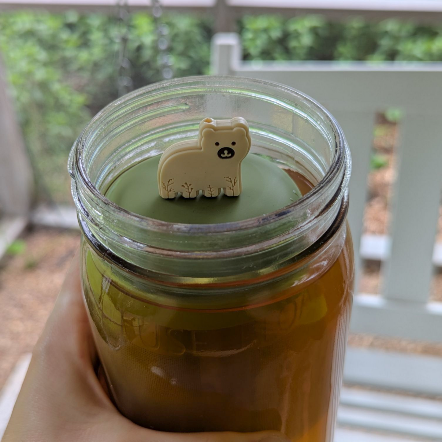 Floating Large Blonde Bear Tea infuser