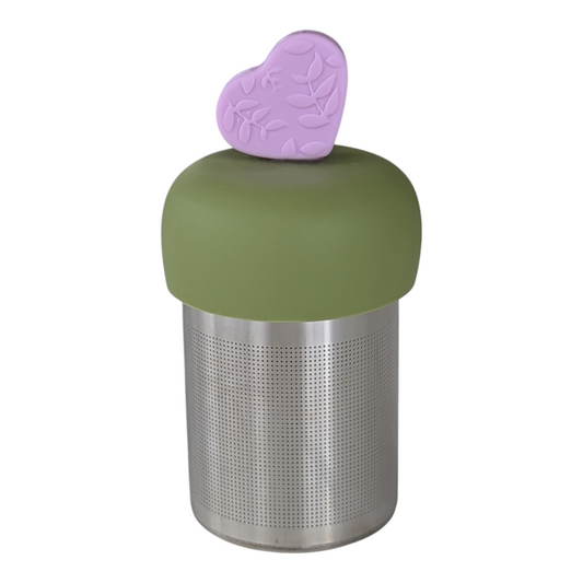 Lavender Purple Floral Heart Floating Tea Steeper™